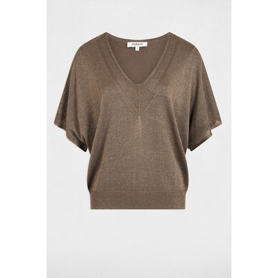 Fine Knit Jumper with V-Neck MORGAN