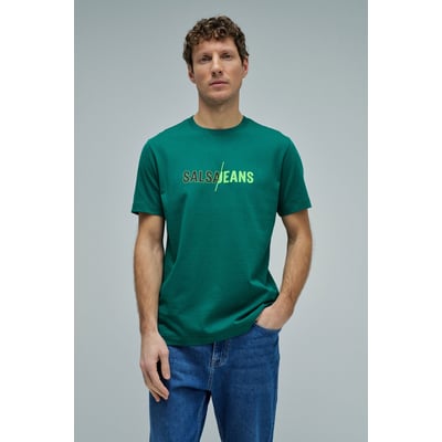 T-SHIRT AVEC BRANDING SALSA JEANS