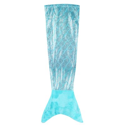 Plaid sirène effet paillette - Diam. 56 x L. 132 cm THE HOME DECO FACTORY
