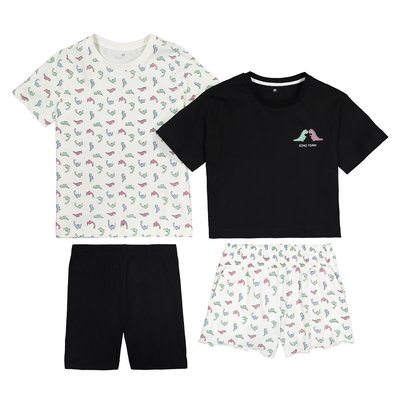 2 пижамы с шортами 10-18 лет LA REDOUTE COLLECTIONS