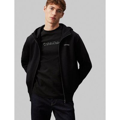 Jasje in 2 stoffen met rits en kap CALVIN KLEIN
