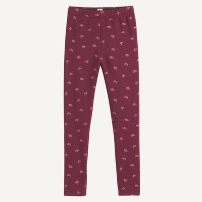Warme Leggings aus Sweatstoff mit Blumenprint LA REDOUTE COLLECTIONS