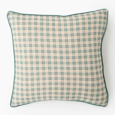 Coussin carré en voile de coton, 45x45cm, 100% coton MONOPRIX