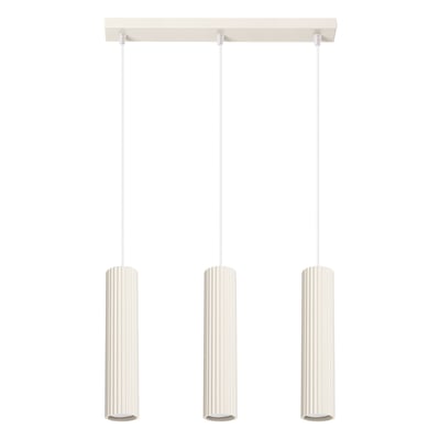 Suspension Aluminium Beige GU10 3 Karbon Line EDEN