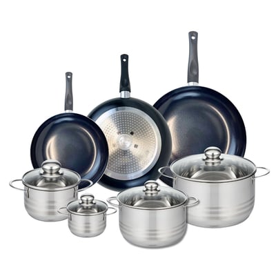 3 poêles 24/28/32cm + 4 faitouts 12/16/20/24cm PRIMA BRILLANT ELO