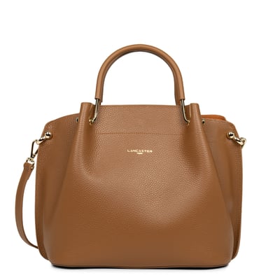 Sac à main zippé L en cuir, FOULONNE DOUBLE LOUISA LANCASTER