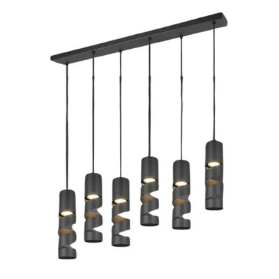 Suspensions STREAM 6x3W GU10 BOUTICA-DESIGN