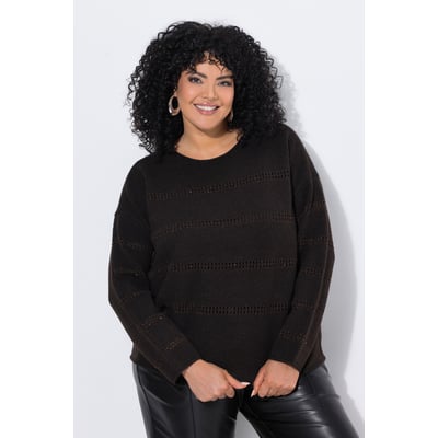 Pull avec bandes ajourées scintillantes ULLA POPKEN