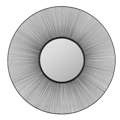Miroir cadre en métal rond Manika BOITE A DESIGN