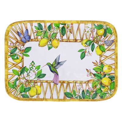 Plateau rectangulaire Capri 45 cm LES JARDINS DE LA COMTESSE
