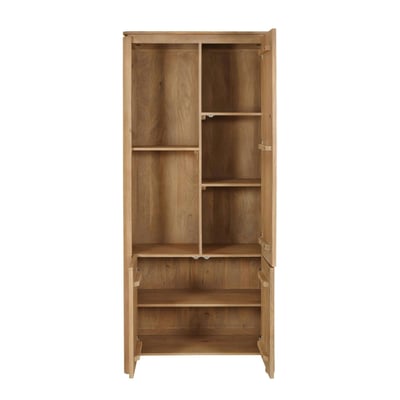Buffet haut en bois 3 portes 2 niches KASO PIER IMPORT