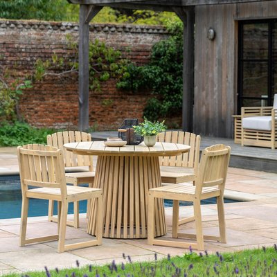 Rennie Round Dining Table 4 Seater SO'HOME