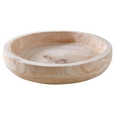 Plateau rond en paulownia Diamètre 25 cm AUBRY GASPARD