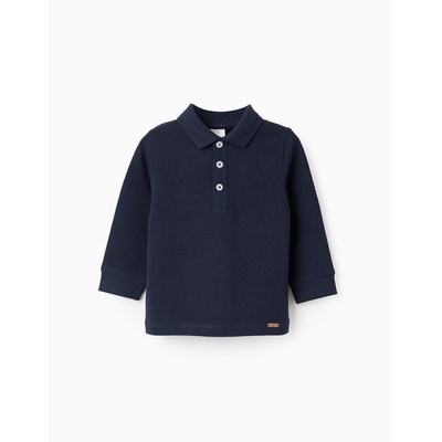 Polo à Manches Longues en Coton ZIPPY