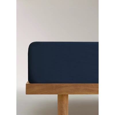 Drap-housse percale de coton lit 150 cm MANGO HOME