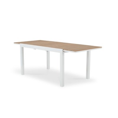 Table à manger, extensible, aluminium, OSAKA DEFORA HOME