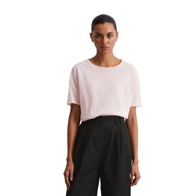 Pull à manches courtes loose en mélange de coton bio MARC O'POLO