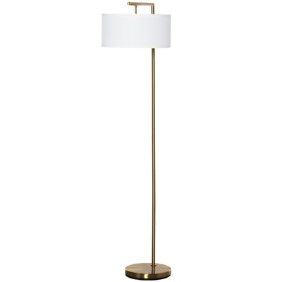 Lampadaire Métal Or HOMCOM