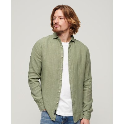 Chemise manches longues en lin SUPERDRY
