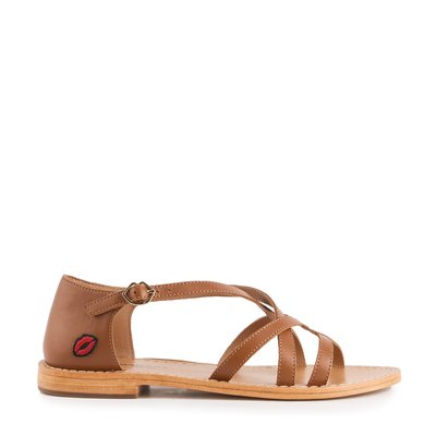Sandales En Cuir Patricia BONS BAISERS