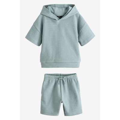 Sweat à capuche en jersey et short ensemble NEXT
