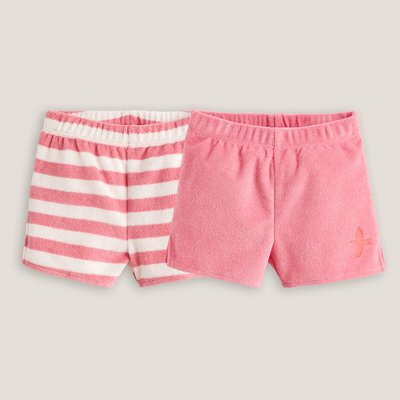 Lot de 2 shorts en éponge LA REDOUTE COLLECTIONS
