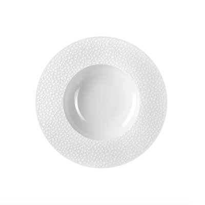 Coffret 6 assiettes creuses à aile - BAGHERA PLATINE MEDARD DE NOBLAT
