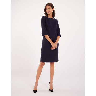 Robe Justine en laine bleu marine INES DE LA FRESSANGE PARIS