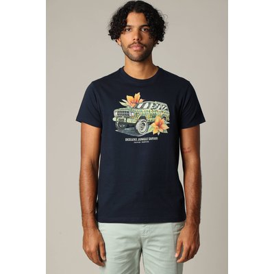 T-shirt classique en jersey de coton avec imprimé jungle safari ZANZITO DEELUXE