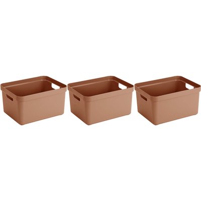 Boite de rangement Sigma home Box 32 L (Lot de 3) JARDINDECO