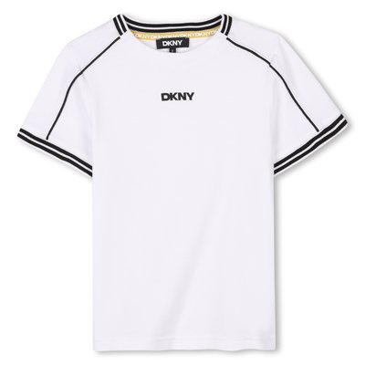 T-shirt avec bandes colorées DKNY