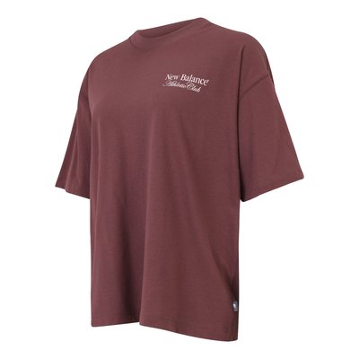 Linear Graphic Oversized T-Shirt T-shirt col rond manches courtes. NEW BALANCE