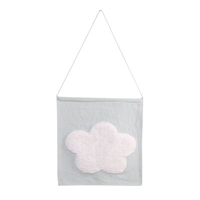 Déco murale enfant en coton, CLOUDS HAPPY DECOR KIDS