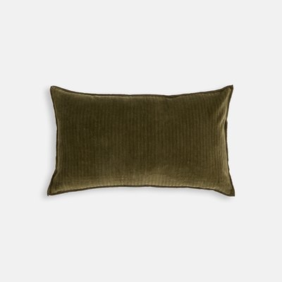 Housse de coussin rectangulaire, en velours ciselé, MILO LA REDOUTE INTERIEURS