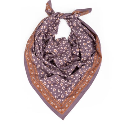 Grand foulard en coton BENGAL BINDI ATELIER
