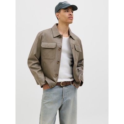 Veste En Cuir Veste en cuir JACK & JONES