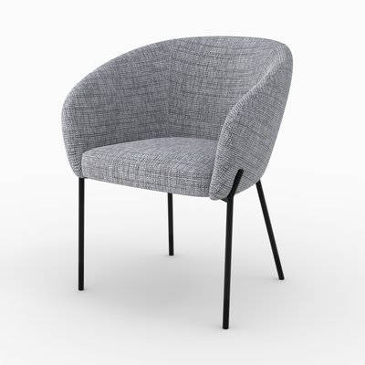 Chaise en tissu (à l'unité) - ANDY RENDEZ-VOUS DÉCO