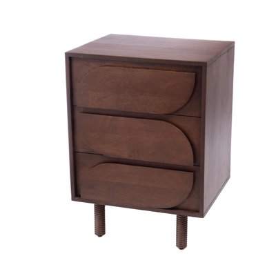 Table de chevet 3 tiroirs  -PALETTE AMADEUS