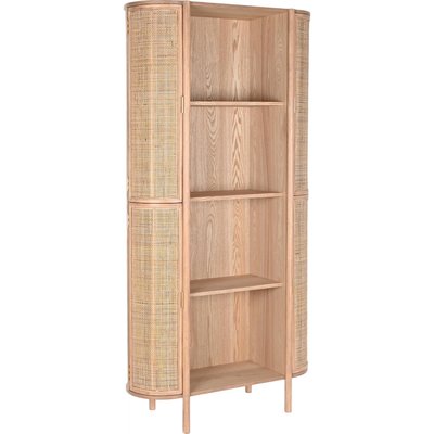 Bibliothèque en bois et rotin, Moderno RECOLLECTION