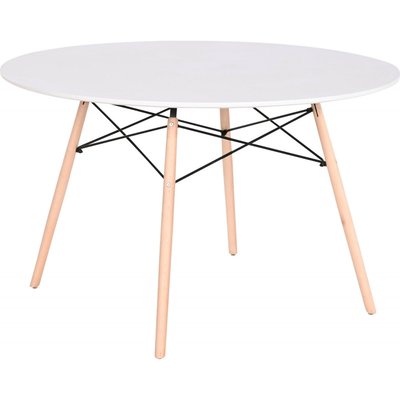 Table de salon en bois, ronde, design scandinave RECOLLECTION