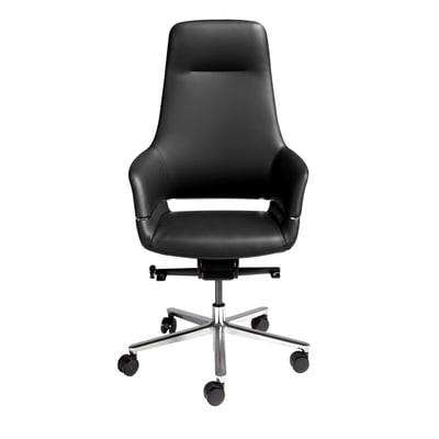 Chaise de bureau pivotante en similicuir ANGEL CERDA