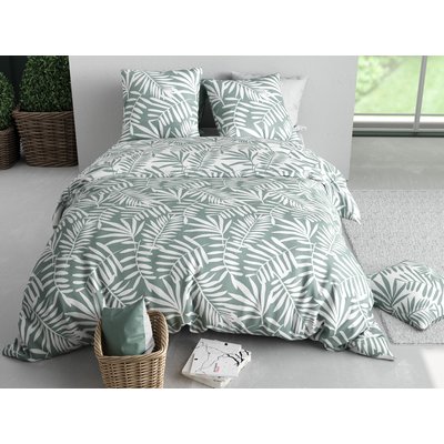 Parure housse de couette polycoton, Riga C DESIGN HOME TEXTILE