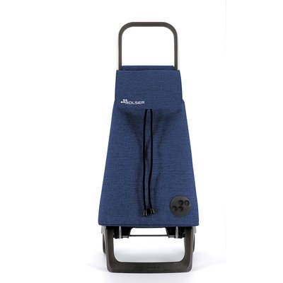 JET BABY TWEED - Chariot de course 2 roues, bleu marine et élégant, parfait pour transporter vos achats avec confort - Bleu marine ROLSER