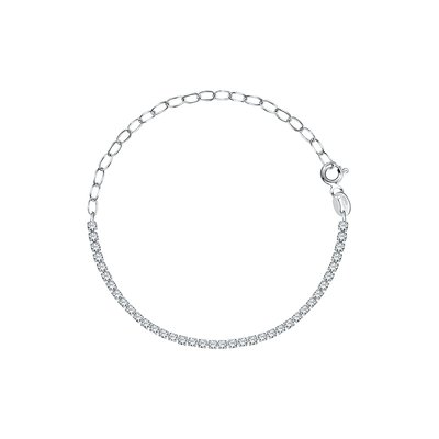 Bracelet en argent 925 et oxyde de zirconium CLEOR