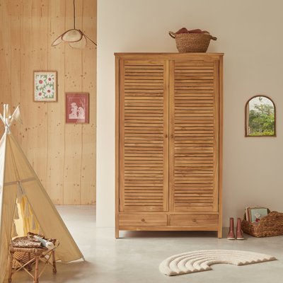 Armoire enfant en teck massif SUZETTE TIKAMOON