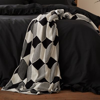 Knitted Cube 100% Cotton Bedspread STYLE SISTERS