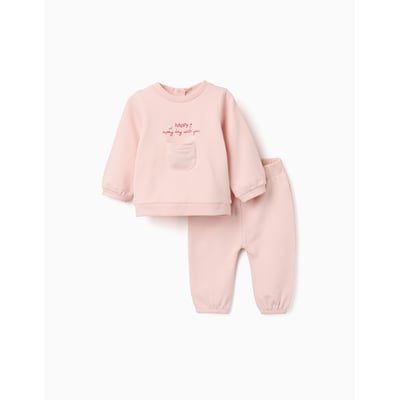 Ensemble en coton peigné avec cœur 3D ZIPPY