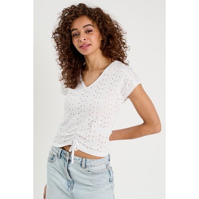 T-shirt broderie anglaise CACHE CACHE