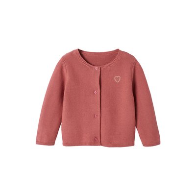 Cardigan broderie dorée coeur BASICS VERTBAUDET