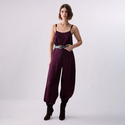 Pantalon ballon en satin jacquard LIU JO